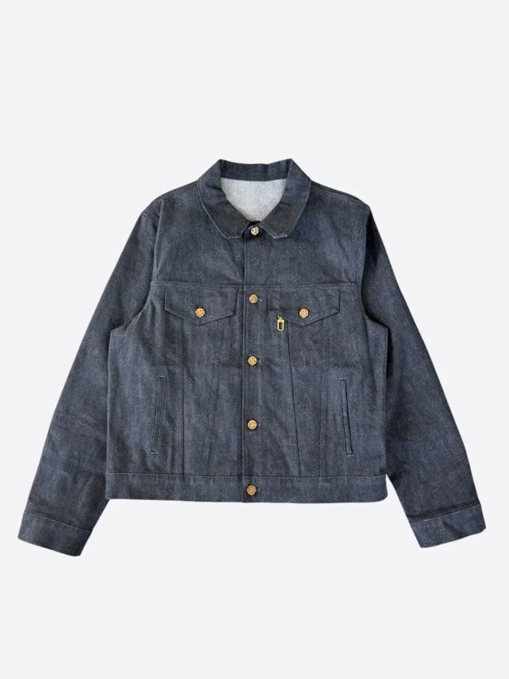 Louis Vuitton Black DNA Monogram Denim Jacket